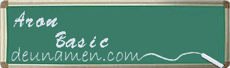 Aron Basic Visitenkarte